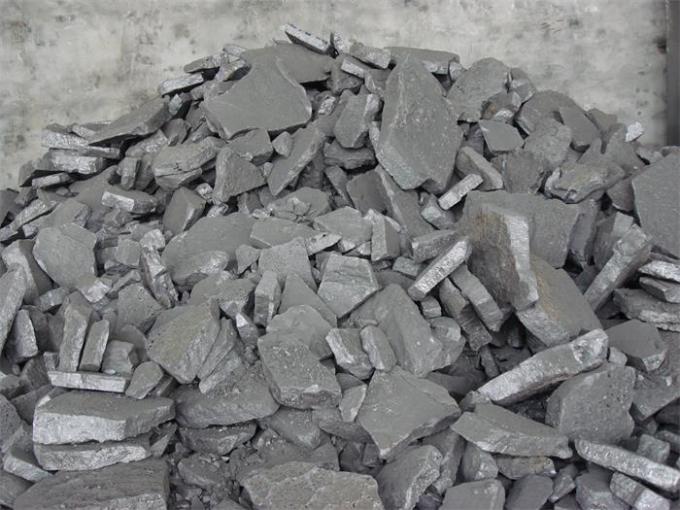 Protuberâncias ferro altas do silicone da liga 50-100mm do silicone do ferro de FeSi da pureza de 75%