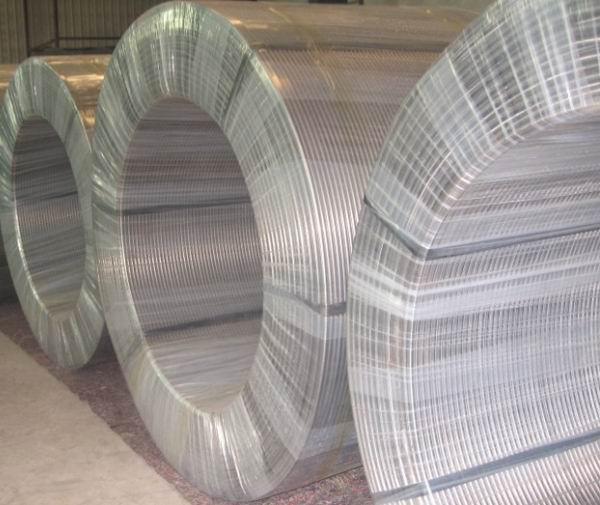 O silicone do cálcio retirou o núcleo do fio na fábrica de aço e na carcaça