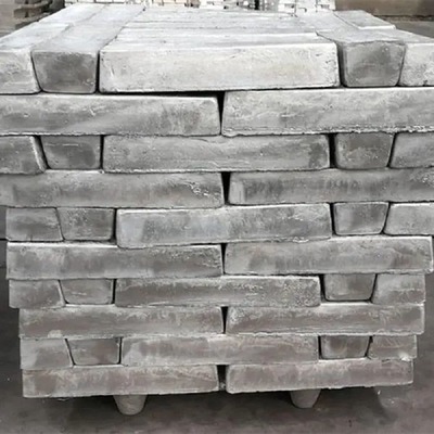 Lingote de pouco peso de prata brilhante 99,98% 25kg do magnésio para moldar e forjar