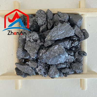 Eaf Steel Making Lump Metallic Ferro Alloys Cinza escura 10-100mm