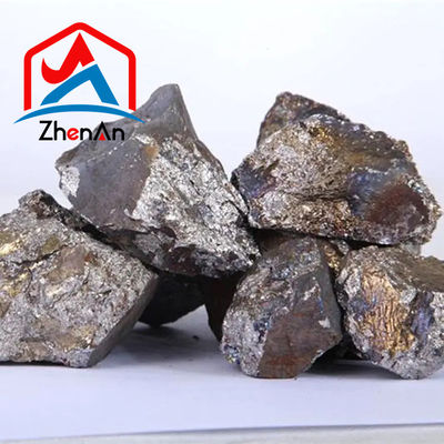 Bloco de metal prateado de liga de titânio 10~50mm 65~75% Feti Ferro Titânio