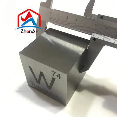 Cubo de tungstênio puro de alta densidade