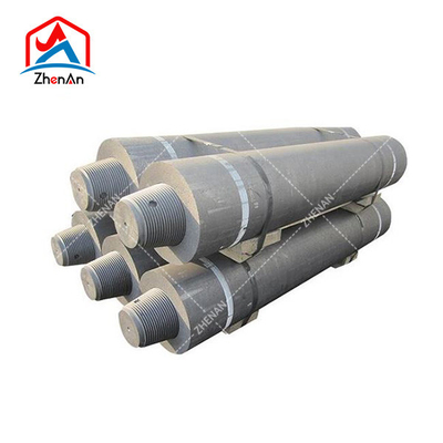 UHP 300/450/600mm Potência Regular Eaf Carbon Welding Arc Furnace Block Graphite Steel Plate Rod Electrode