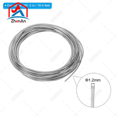 99.995% boa condutividade elétrica puro 1,2 mm 1,6 mm fio de zinco para máquina de pulverização de arco