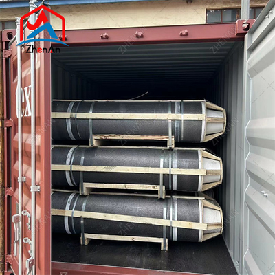 Forno de arco de fundição Eletrodos de grafite de carbono GE de potência ultra-alta para fundição de metais de aço