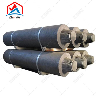 Eletrodo de grafite de alta potência de alto carbono UHP 500 600 700 mm 1,6 G/m3