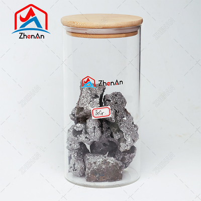 Ferrocromo 60 Dimensão de carbono baixo 10-50 mm FeCr 60 C 0,5% Max