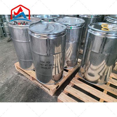 Preço Ex-Fábrica de Pó de Ferrovanádio em Lingote de Prata Amplamente Utilizado para Fusão Industrial Liga de Ferro Vanádio Fev40 Uniforme