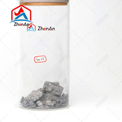 Ferrosilicio industrial 75 (FeSi 75) Ligação com 75% de silício para desoxidação na siderurgia em tamanhos de 10 ∼ 220 mm