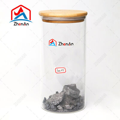 Ferrosilicio FeSi de alta pureza para refino de aço com grânulos de 10-100 mm