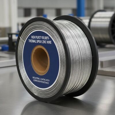 Fios de zinco de alta pureza 99,995% para revestimento industrial com resistência à corrosão