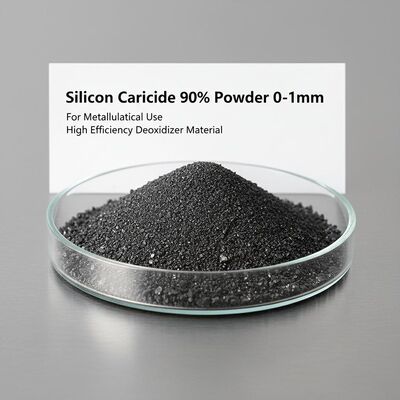 Carbeto de Silício em Pó 90% de Pureza 0-1mm Desoxidante de Alta Eficiência para Uso Metalúrgico