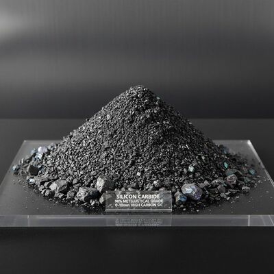 Carbeto de Silício de Grau Metalúrgico com 90% de SiC, Tamanho de Partícula 0-10mm para Desoxidante Exotérmico em Fundição e Metalurgia
